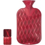 Fashy 2 L Cranberry Single Ribbed Hot Water Bottle : 스마트지구