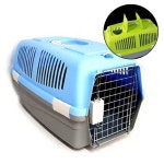 강아지 4면 M 켄넬 이동장 블루 여행 1P 통풍구 외출 : 해피-다올M