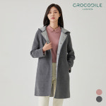 [크로커다일레이디] 핸드메이드루즈핏후드롱코트_CL0WCT108 : 아이스탁몰