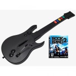 PS3 록 밴드 기타 히어로 무선 기타 컨트롤러 ROCK BAND 2 비디오 게임 번들 세트 PC 갱신 : 붕붕02