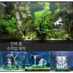 어항폭포 조경 인공 폭포 다크 그레이 장식 암석 블루 바위 어항 A.흰색 백옥사 0.5kg : 스피드픽샵