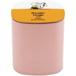 スヌーピー チャーリー 브라운 ジュエリー 박스 収納アクセサリー 4段 持ち運び キャラクター : 구해나라6호점