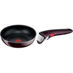 일본 직배송 Tefal L98635 프라이팬 세트 10.2인치 26cm 깊이 웍 가스 불 호환 Ingenio Neo 빈티지 보르도 인텐스 팬 노스틱 L43977 손... 
