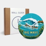 벽시계 캔버스 시계 빅웨이브 맥주 인테리어 벽걸이 시계 코나 브루잉 : 땅드레스