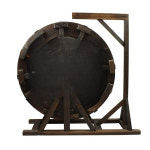 수돗가 물레방아 나무 연못 조경 가든 장식품 조형물 직경 20cm 무 드레인 폴 : 눈바다