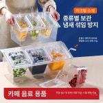 업소용 투명 밧드 재료 용기 뚜껑 주방 양념통 덮개밧드 프랩 냉장고 보관 PC 세면대 선반 수-36 cm small : 꼼꼼픽