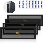 더스트 필터 PC 360mm 마그네틱 팬 메쉬 컴퓨터 쿨러PSU라우터, PVC 50 케이스 방진 통풍구 커버 그릴PVC, 젠틀맨 에스테틱, 120 360mm... 