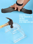 도어락 레인커버 방수 햇빛 레인 투명 가리개 번호키 빗물 히크비전 출입 통제 레인커버 N L : 오르벨