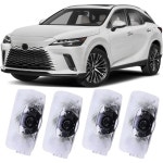 LS ES와 호환되는 자동차 도어 라이트 로고 프로젝터는 LX RX GS... LED 퍼들 업그레이드된 매우 밝은 고 for L-eex-us : 케이엠이씨