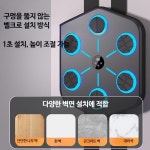 리듬복싱기계 홈짐 복싱연습 실내운동 체력단련 홈트레이닝 가정용샌드백 : 지유식스