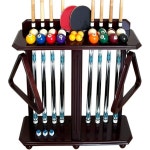 AF28 프리스탠딩 당구 큐랙 풀테이블 스틱 홀더 최대 10개 큐 액세서리 풀세트 나무 바 : 쌈쌈직구