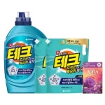 테크 호르몬 특유취 제거 실내건조 액체세제 일반 용기 2.7L+2L 2개+섬유유연제680ML : 데일리픽하우스