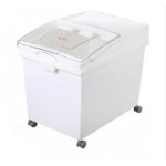 업소용 밀가루통 대용량 이동식 쌀통 보관함 분말 1. F8890/슬라이드/20L/삽 : 랜드마크샵44