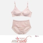 미코디 B컵 풍기인견 풀컵 브라팬티abc001 : 셀리스트샵S