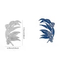 카드 제작 스크랩북 꽃과 식물 금속 절단 다이 엠보싱 다이컷 1. H2906 : 에이치에스라이프몰26호점