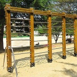 늑목 6칸 오름봉 학교 운동장 놀이시설 야외 운동기구 : 비전코리아 스포츠