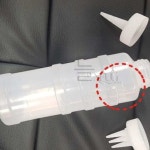 늘눠프 잘라쓰는 삼구 소스병 대 600ml 케찹통 식당양념통 : 늘눠프