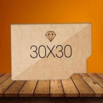 보석십자수액자 30x30 고급형 우드 화이트 프레임리스액자 : 마상호커머스
