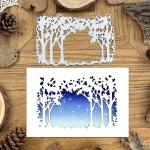 매혹적인 겨울 숲 나무 금속 절단 다이 메리 크리스마스 트리 컷 스크랩북용 앨범 카드 제작 장식 1. H8771 : 에이치에스라이프몰29호점
