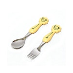 루미나D 스텐꼬마스푼+포크세트 한진옥수수 : 아이티에프알