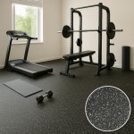 헬스장고무매트 홈짐 바닥용 고무매트 방음 PT샵 충격흡수 에버롤 4T 1M x 10M : 도매판다