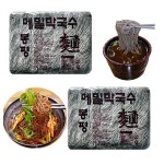 생면 막국수 메밀만두 메밀면 봉평 15인분 업소용막국수 메밀막국수 벌크 : 파랑새 스마일식스