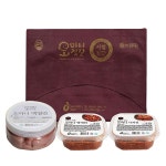 속초오마니 저염발효 미니 젓갈세트3호 백명란젓350g낙지젓200g명태회200g : 로엔니