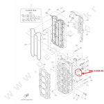 YAMAHA 야마하아노드 68V-11325 엔진 헤드블럭 냉각라인 실린더 크랭크케이스 냉각수아노드 : 모기SHOP