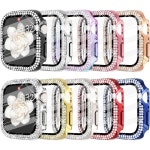 애플 호환 워치 41mm 시리즈 8 7용 화면 보호기가 내장된 블링 보호 케이스에 호환되는 KADES 10팩 : 픽붐