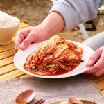 밀밭명가 바지락칼국수 캠핑음식 밀키트 2인분 무채 + 배추김치 포함 : 밀밭칼국수