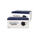 미라클하우스 일회용 마스크대형 100매 블랙 비말차단 덴탈마스크 622933 : 미라클House