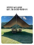 네이처하이크 캐노피 터프 그늘막 차박 텐트 캠핑 35 16-18인용 팔각형 텐트 : 글로벌퀵마켓