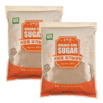 우리존 유기농설탕 10kg(5kgx2포) /비정제원당 갈색설탕 사탕수수100% : 럭키유파이브