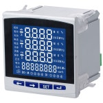 상하이 인민 3상 다기능 전력계 디지털 디스플레이 지능형 전류 및 전압계 485 레일 미터 : Goodluck1