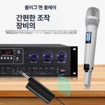 SKM9000 무선 1 2 세트 블루투스 노래방 핀 가정용 UHF 가라오케 휴대용 금색 : 모모상회2025