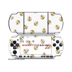 소니 PSP 3000 데칼 스타일 스킨 - 앵커 어웨이 화이트 : 케이22상점