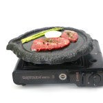 덕흥 주물 맷돌 고기구이 돌판 35cm 1개 : 샘물바람