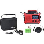 Kaito 효도 라디오 탁상용 어르신 감성 카이토 KA500IP 비상 디럭스 번들 : 부자고래 7호점