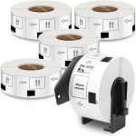 식품 라벨링 견본 라벨 29mm x 42mm DK-1215 DK 1215 롤당 700매 열전사 스티커 용지 프린터 QL-800 QL-820NWB QL-700 QL-550 QL-72... 