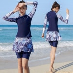 수영복 여성 스커트 긴팔 5부 선탠 바캉스 수영복 k25 : 심쿵 목성지점