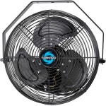 상업용, 산업용, 주거용, TEAO 모터 3 스피드 1650 CFM 6.6 FT 코드... 토네이도 12인치 실외 등급 IPX4 방수 고속 금속 산업용 벽 : 꼬꼬17