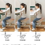 공부방 거꾸로의자 무릎 책상 데스크탑 리프트 사무실 음악 : 만호샵
