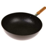 튀김팬 후라이팬 궁중팬 코팅자루중국팬 38cm 웍 : 펠오스