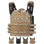 전술 방탄 조끼 택티컬 서바이벌 에어소프트 플레이트 캐리어 경량 전투 사냥 퀵릴리즈 페인트볼 : 모구플레이스