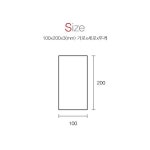 알루미늄 화장실 안내판 여자그림 레이디스(H1802) : 문구메리트