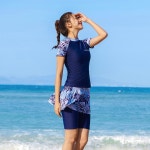 수영복 여성 스커트 반팔 5부 선탠 바캉스 수영복 k25 : 심쿵 목성지점