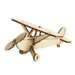 영공방 아기비행기1 (경비행기) 만들기 목재입체퍼즐 나무모형 (3개) : 모두 도매