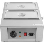 상업용 초콜릿 멜팅 머신 17.6파운드 2탱크 포트 온도 조절기 77-185°F 음식 워머 600W 스테인리스 스틸 전기 멜터 : 하우리샵4