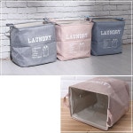 빨래분리바구니 빨래 보관함 블루 빨래분리수거함 통 수납 빨래함 란드리 : 디핑샵