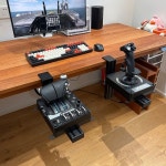 조이스틱 브라켓 쓰로틀 비행 시뮬레이터 게임기 주변기기 책상 거치대 길이 연장 스탠드 1개 : Drift.스토어